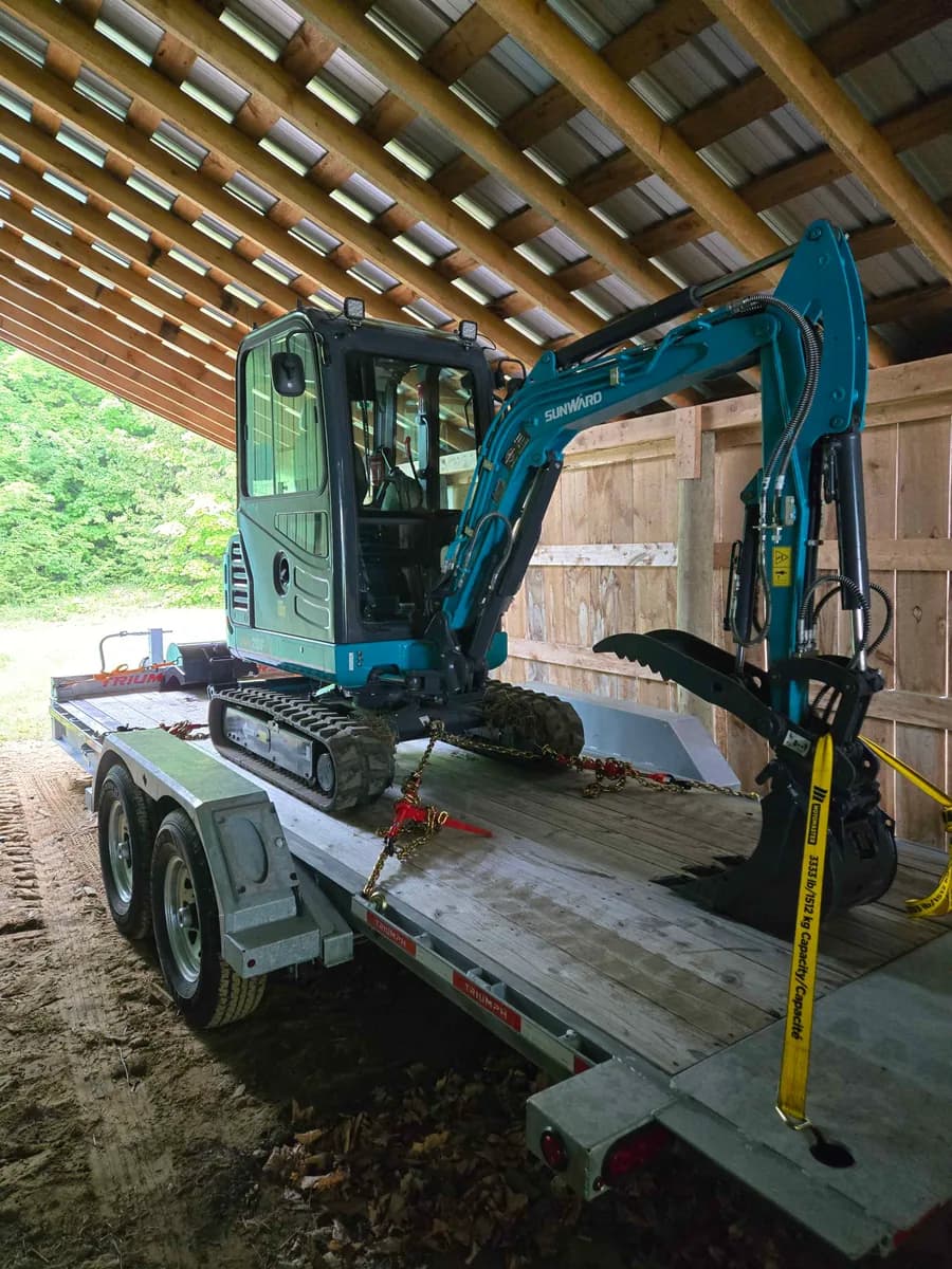 Mini-excavatrice Sunward SWE20F — photo 3