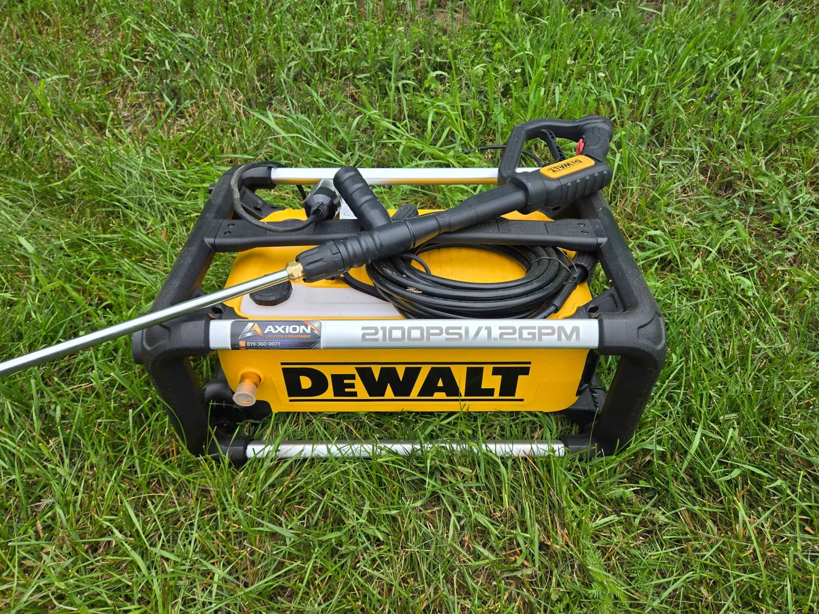 Laveuse à pression électrique DeWalt 2100 PSI